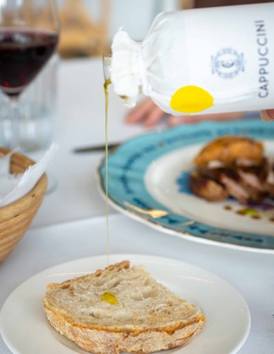 Olio Cappuccini al ristorante Collina delle Fate